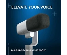 Logitech G Yeti Studio (baltas) dinaminis mikrofonas |XLR
