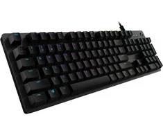 Mechaninė Žaidimų Klaviatūra Logitech G512 Carbon su RGB Apšvietimu, US Tarptautinis Išdėstymas, GX Brown Tactile