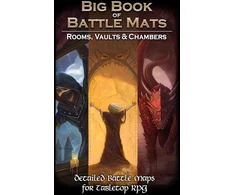 Loke Battlemats Loke Battle Mats: Big Book of Battle Mats - Rooms, Vaults, Chambers