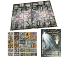 Loke Battlemats Loke Battle Mats: Big Book of Battle Mats - Cells &amp; Shrines