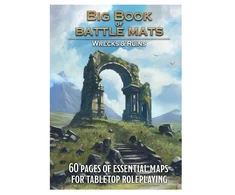 Loke Battlemats Loke Battle Mats: Big Book of Battle Mats - Wrecks &amp; Ruins