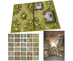 Loke Battlemats Loke Battle Mats: Giant Book of Battle Mats - Streets Sewers &amp; Cemeteries