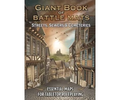 Loke Battlemats Loke Battle Mats: Giant Book of Battle Mats - Streets Sewers &amp; Cemeteries