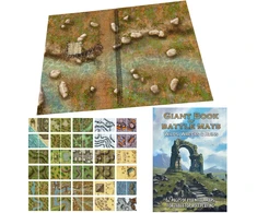 Loke Battlemats Loke Battle Mats: Giant Book of Battle Mats - Wilds, Wrecks &amp; Ruins