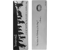 KNYGA Bookshop Fellowship of the Ring Metal Bookmark