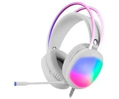 MARVO HG8959 Lumi 40 RGB Laidinės žaidimų ausinės | USB | 3.5 mm | Baltos