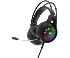 MARVO HG9821 RGB Laidinės žaidimų ausinės | USB | Juoda