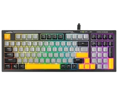 MARVO K638B Soldat S50B Laidinė žaidimų klaviatūra | USB | Juoda