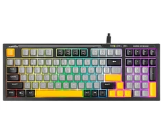MARVO K638B Soldat S50B Laidinė žaidimų klaviatūra | USB | Juoda