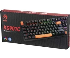 Marvo KG901C TKL 80% laidinė mechaninė klaviatūra su RGB (US, Mėlyna switch)