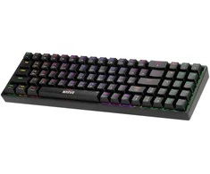Marvo KG956W Shogo 78W belaidė žaidimų klaviatūra raudoni switchai juoda