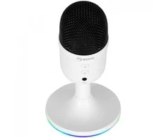 Marvo MIC-06 RGB baltas laidinis mikrofonas |USB