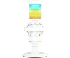 Marvo MIC-07 RGB baltas laidinis mikrofonas |USB