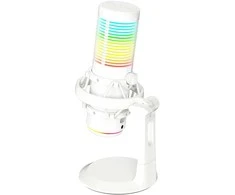 Marvo MIC-07 RGB baltas laidinis mikrofonas |USB