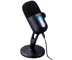 Marvo MIC-08 RGB juodas laidinis mikrofonas |USB