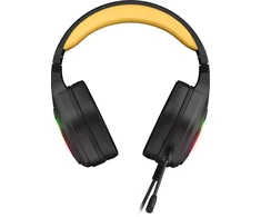 Marvo Pulz 80W laidinės žaidimų RGB ausinės | 3.5mm | Juodos