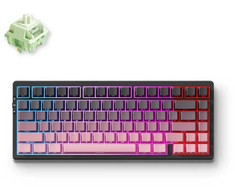 MCHOSE G75 belaidė magnetinė klaviatūra | US | Matcha Latte Switch V2 | 2.4GHz, BT | Juoda-rožinė