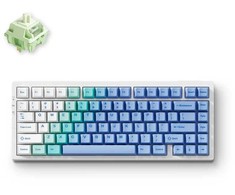 MCHOSE G75 belaidė magnetinė klaviatūra | US | Matcha Latte Switch V2 | 2.4GHz, BT | Arctic Snow