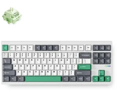 MCHOSE GX87 Lite belaidė mechaninė klaviatūra| US | Matche Latte Switch | Baltas Nano Spraying
