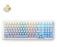 MCHOSE K99 V2 belaidė mechaninė klaviatūra| US | Icy Creamsicle Switch | 2.4GHz, BT | Gracier Gr.