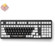 MCHOSE UT98 belaidė mechaninė klaviatūra| US | Silent Peach V3 Switch |Classic Therapy