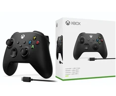 Microsoft XBOX Series belaidis valdiklis su USB-C kabeliu (Carbon Juodas)