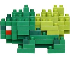 Nanoblock Nanoblokas Nanobloko Pokémonas - Bulbasaur