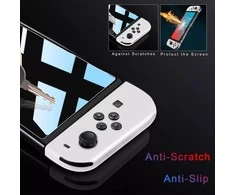 Nintendo Switch OLED grūdinto stiklo ekrano apsauga 4vnt