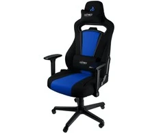 Žaidimų kėdė Nitro Concepts E250 Gaming Chair, Juoda-mėlyna