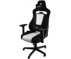 Žaidimų kėdė Nitro Concepts E250 Gaming Chair, Juoda-balta