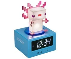Hasbro Paladone Minecraft Axolotl Icon žadintuvas | 15 cm