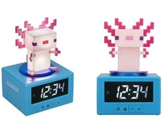 Hasbro Paladone Minecraft Axolotl Icon žadintuvas | 15 cm