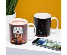 Paladone MINECRAFT Puodelis - Nether | Reaguojantis į karštį 300 ml
