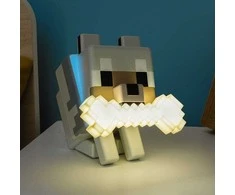 Paladone Minecraft Wolf GloBuddies lempa | 14.3 cm