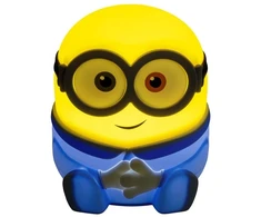 Paladone „Minions“ „SquishyGlo“ silikoninė šviečianti lempa (įkraunama) Bobas | 15 cm