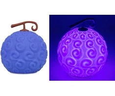 Paladone One Piece GumGum Fruit SquishyGlo silikoninė lempa (įkraunama) | 15 cm