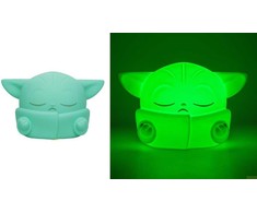 Paladone Star Wars Grogu SquishyGlo silikoninė lempa (įkraunama) | 15 cm