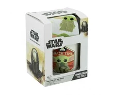 Paladone Star Wars The Mandalorian Yoda Child puodelis ir kojinės dovanų rinkinys