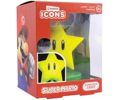 Paladone Super Mario Super Star Icon lempa