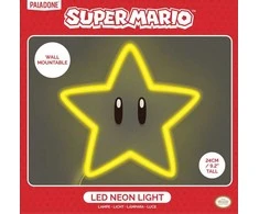 Paladone Super Mario Super Star Neon lempa (pakabinama ant sienos) | 24 cm