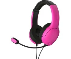 PDP AIRLITE Laidinės ausinės (nebula rožinė) skirtos PS5/PS4/PC