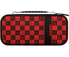 PDP GLOW Kelioninis dėklas skirtas Nintendo Switch | Super Icon | Juoda/Raudona
