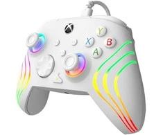 PDP Xbox Series X/S ir PC baltas laidinis valdiklis (Afterglow Wave)