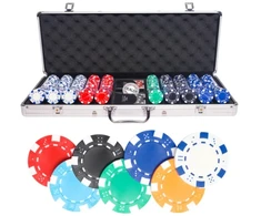 Pokerio žetonų rinkinys The Dice (500 žetonų)