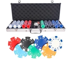 Pokerio žetonų rinkinys The Dice (500 žetonų)