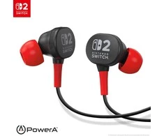 Power A PowerA laidiniai ausinukai skirti Nintendo Switch 2 | Juodi/raudoni