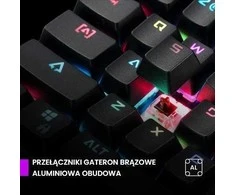 PREYON Long Claw Brown laidinė mechaninė klaviatūra (US, Gateron Brown)