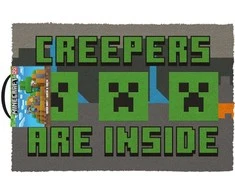 Pyramid Minecraft (Creepers Need Hugs) durų kilimėlis| 60x40cm
