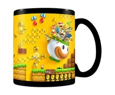 Pyramid Super Mario Gold Coin Rush puodelis| Reaguojantis į karštį 315ml