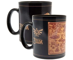 Pyramid The Legend Of Zelda (Map Silhouette) puodelis | Reaguojantis į karštį 315 ml